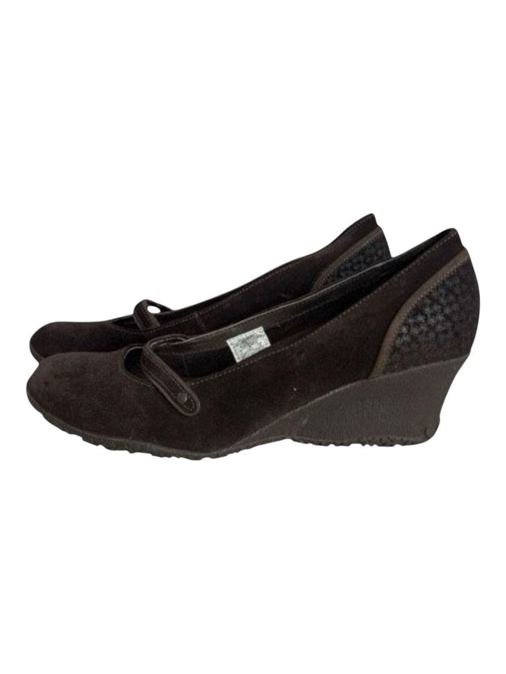 Merrell Petunia Shoes Womens 9 Brown Loafers Pumps Leather Slip On Wedge Heel